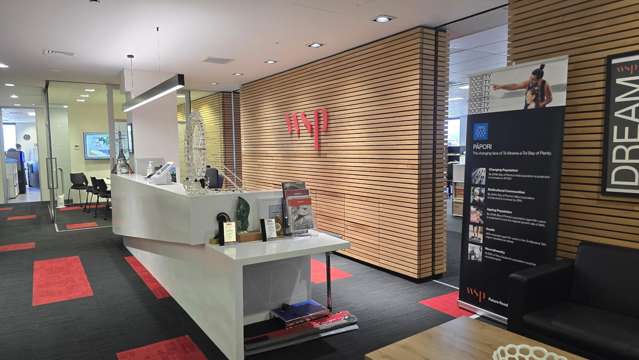 Premium full-floor office with water views