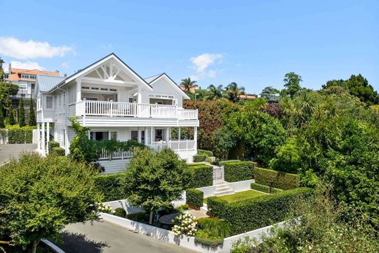 A five-bedroom modern home on Benbow Street, in St Heliers, Auckland, sold to local buyers at the start of the month. Photo / Supplied