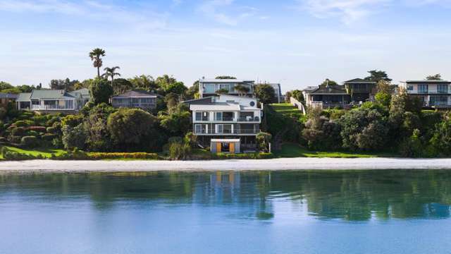 Waterfront bliss with a private boat house