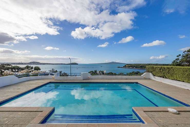 A 1980s-era mansion on Paritai Drive, in Orakei, Auckland, was snapped up in less than a month of hitting the open market. Photo / Supplied