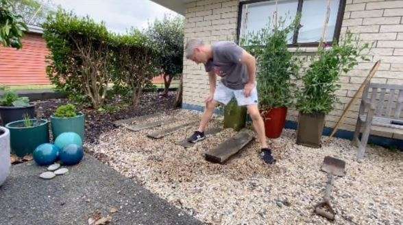 Harcourts salesperson Ben Gibson is giving away five hours of free outdoor labour to every street in Orewa. Photo / Supplied