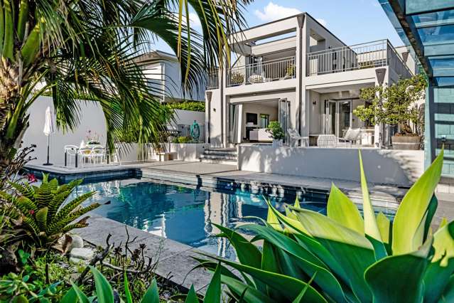 Concrete family oasis in St Heliers
