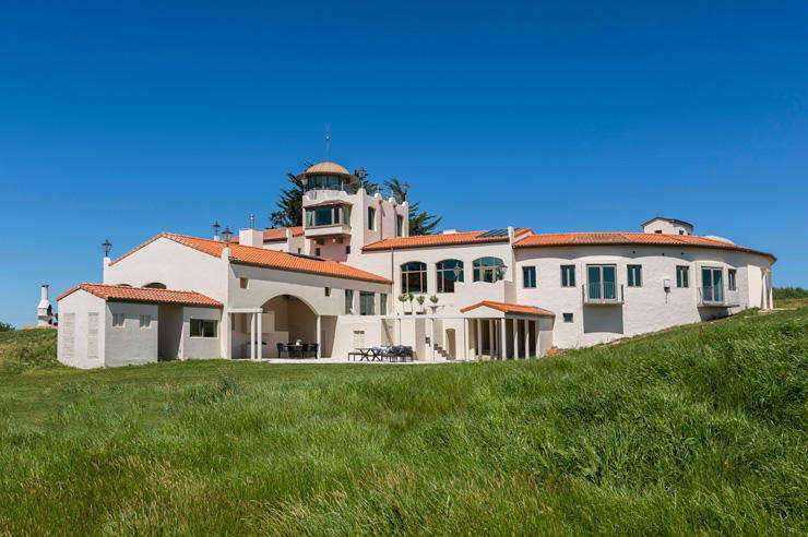 The two-storey villa on Bluff Lane, in Gibbston, Queenstown, appeared on the TV show Grand Designs NZ and was snapped up in February. Photo / Supplied