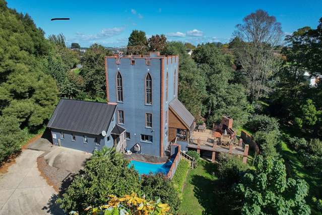 Medieval castle in the middle of Te Awamutu up for grabs