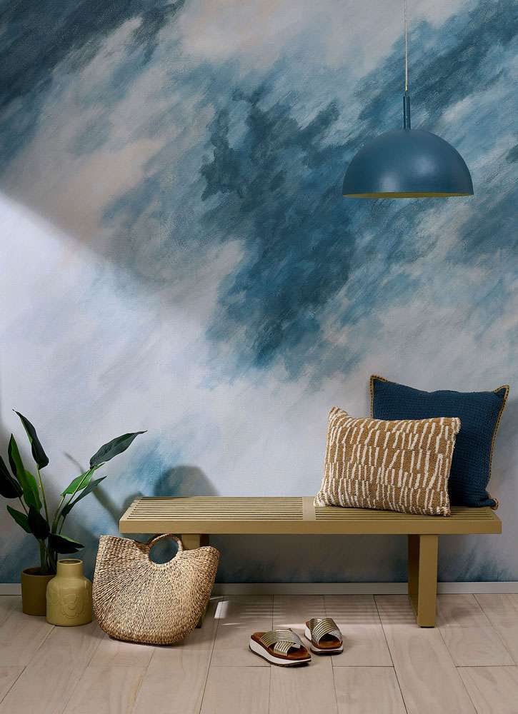 A natural toned colour palette, making use of Resene Colorwood washes and stains seamlessly connects this sitting room with the outdoors. Project by Vanessa Nouwens, image by Bryce Carleton.