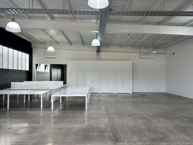 Highly functional Kingsland workspace