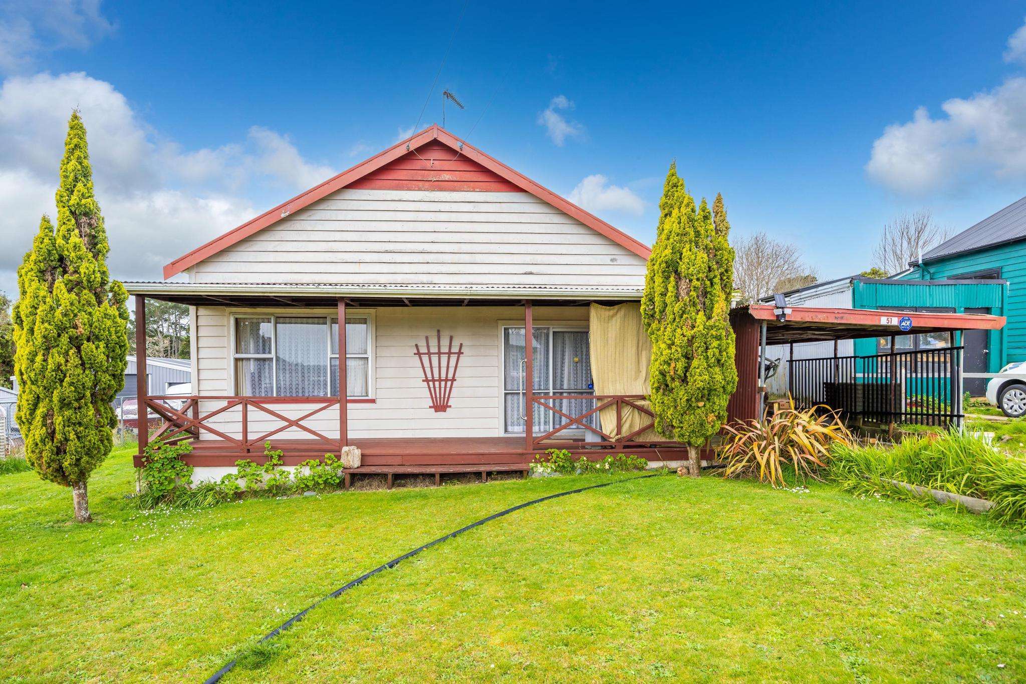 The former Pukemiro School is up for grabs with price expectations well below its RV of <img.42m. Photo / Supplied