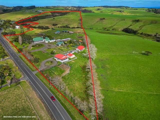 Three homes and approximately 18 hectares