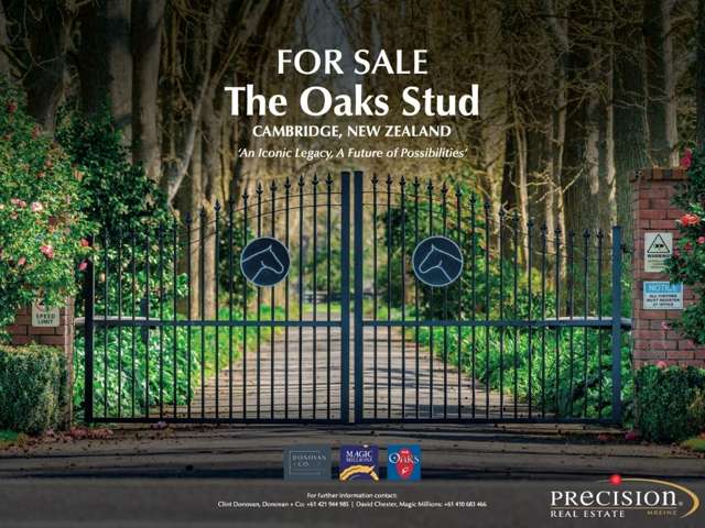 One of the finest Stud Farms in Australasia