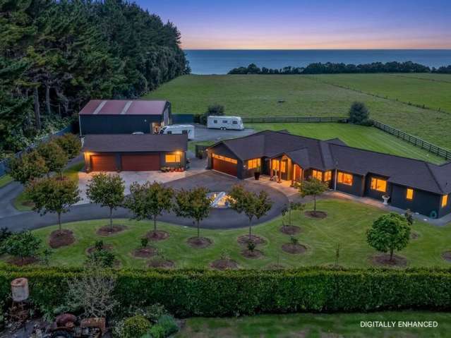 Executive Coastal Lifestyle with Sheds & Sea Views