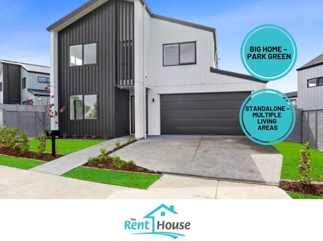 SUPER SPACIOUS STANDALONE HOME, MULTIPLE LIVING SPACES AND BATHROOMS WITH BIG BEDROOMS - PARK GREEN