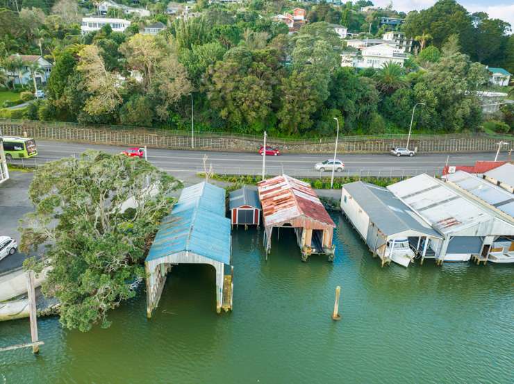 The 24sqm boatshed for sale at 50 Riverside Drive, in Riverside, Whangarei sold under the hammer for $75,000. Photo / Supplied