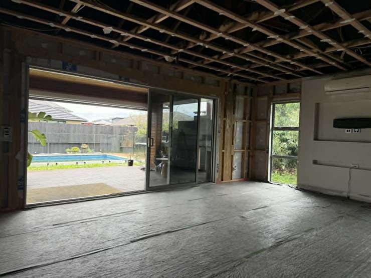 The owners of 32 Glaisdale Crescent, in Flagstaff, Hamilton, are selling up after a fire destroyed their home. Photo / Supplied