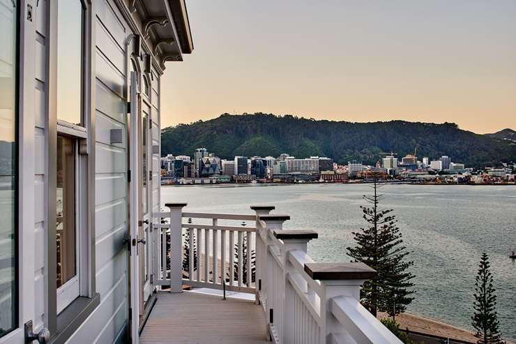 The luxury home on Hay Street, in Oriental Bay, Wellington, attracted interest from overseas buyers. Photo / Supplied Photo / Supplied