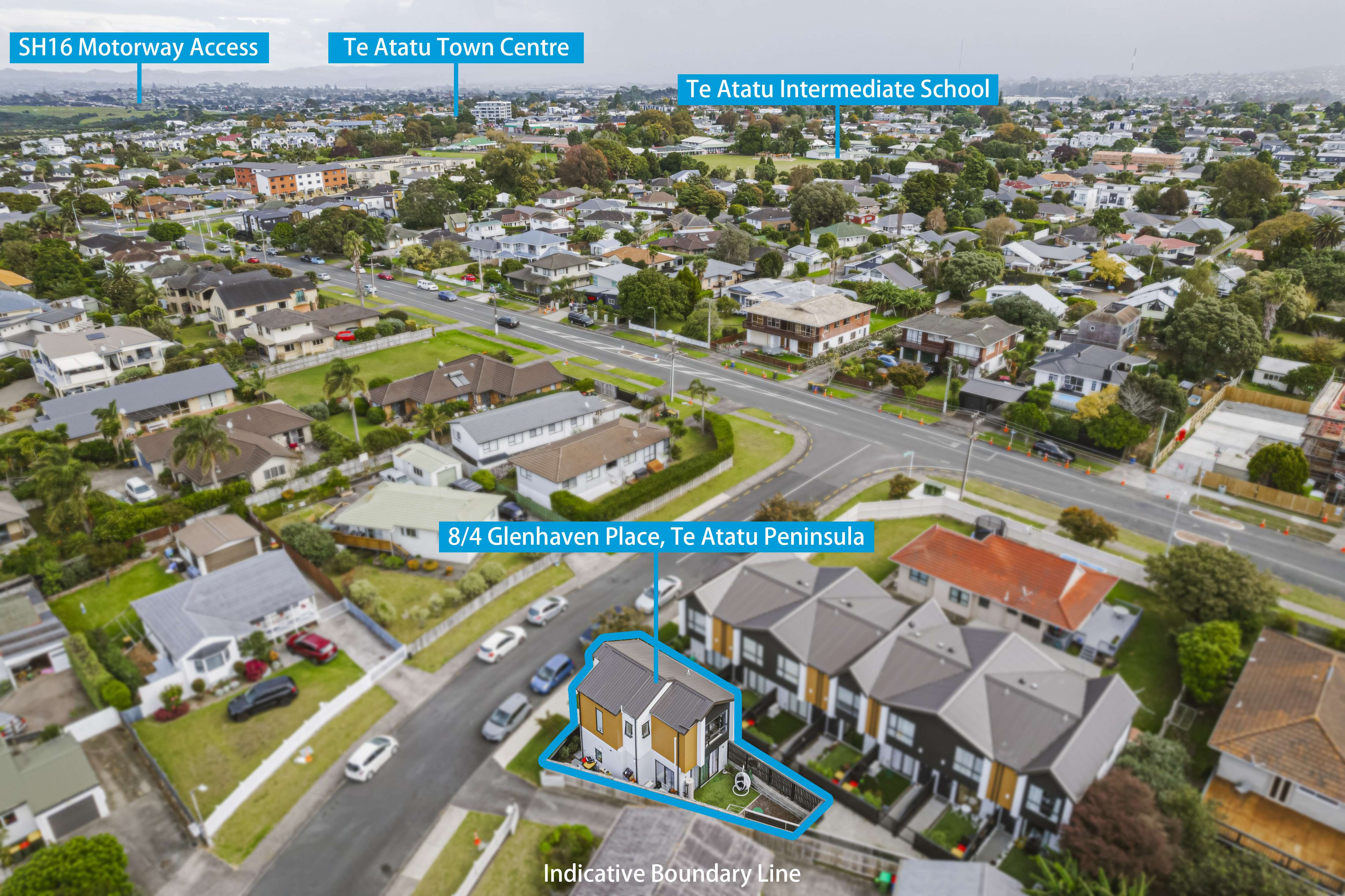 8/4 Glenhaven Place Te Atatu Peninsula Waitakere City Houses for