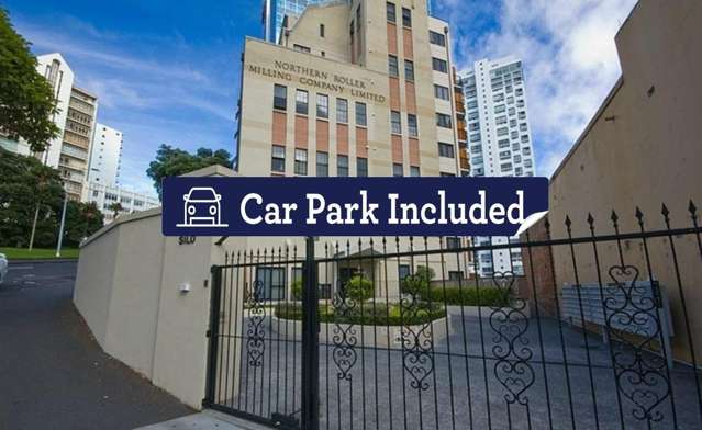 Downtown Studio with Carpark.