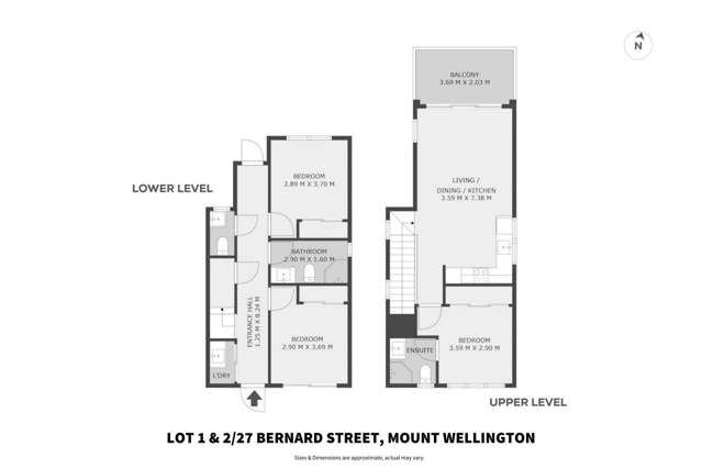 27A & 27B Bernard Street Mount Wellington_1