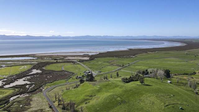 Elevated land with views over the Firth of Thames