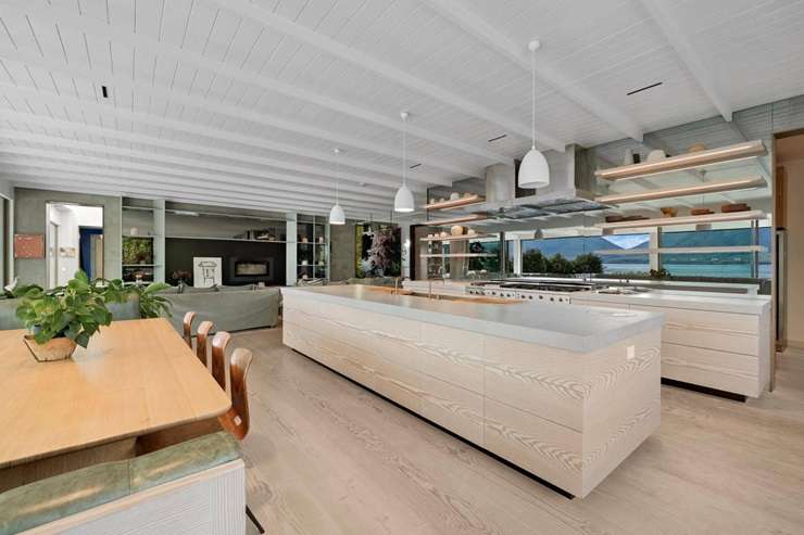 The five-bedroom designer home for sale at 4 Fishermans Lane, in Mount Creighton, Queenstown. Photo / Supplied