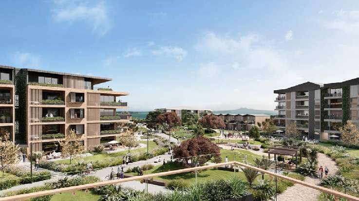 An artist's impression of the proposed development at Beachlands, in east Auckland. Photo / Supplied