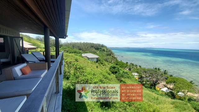 CHECK OUT THESE VIEWS! -- super close to Fiji's world-famous surfing at Cloudbreak!