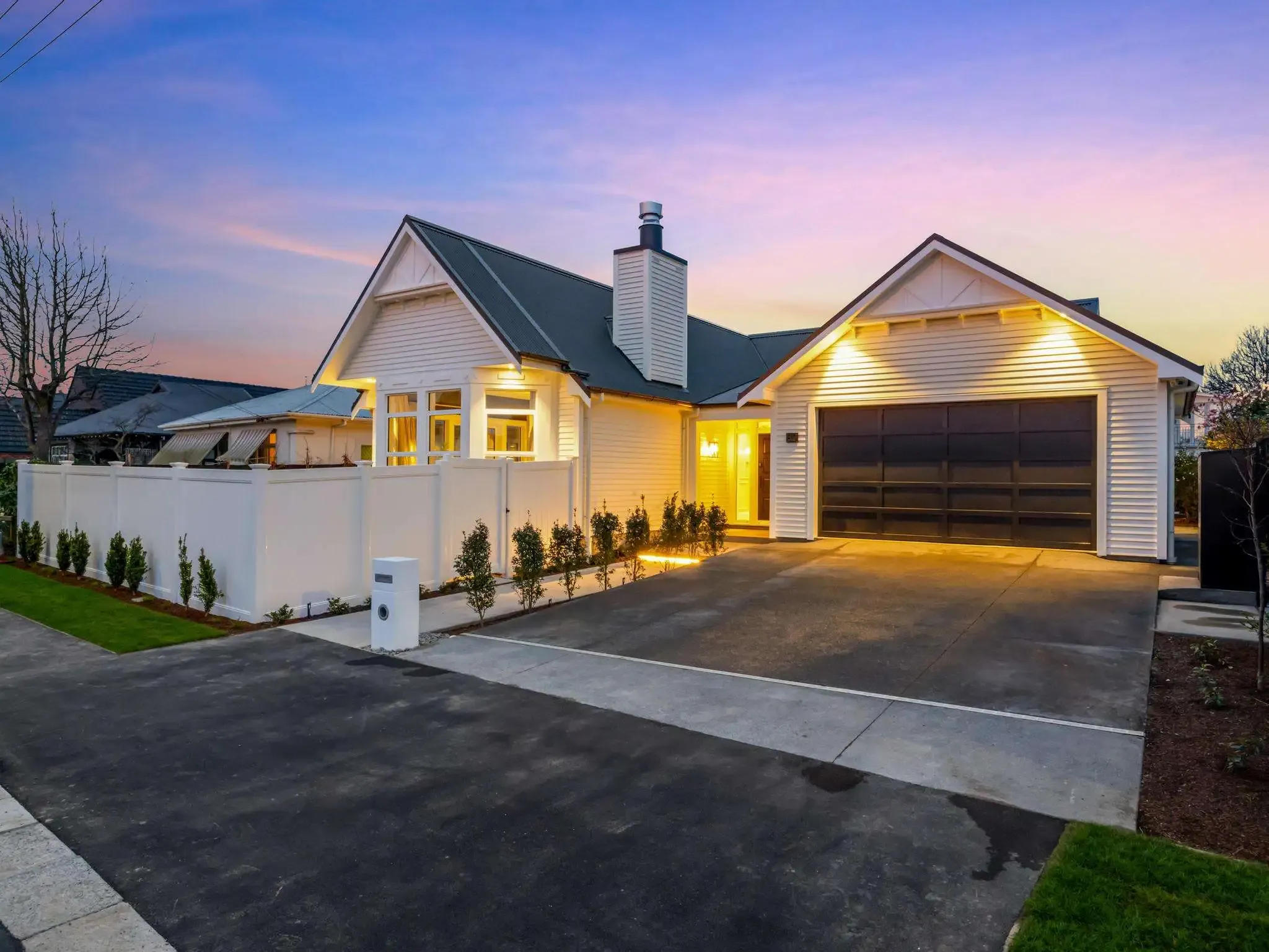 The high-spec, high-end home at 11 Hills Road, in Marshlands, was the result of a 10-year battle with the owner's insurer. Photo / Supplied