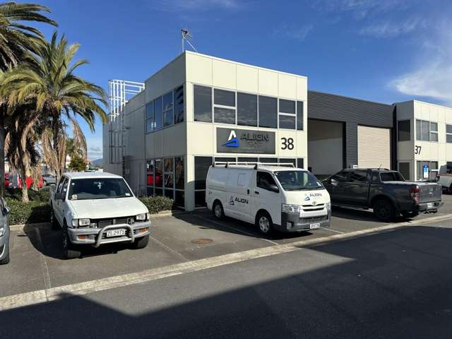 Front & centre industrial unit