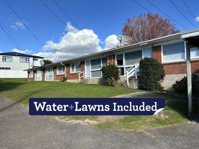 Renovated and includes water and lawns