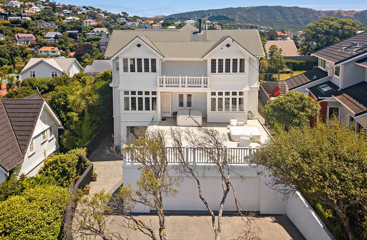 The five-bedroom house on Anne Street, in Wadestown, Wellington, had a price indication of $3.45m-plus. Photo / Supplied