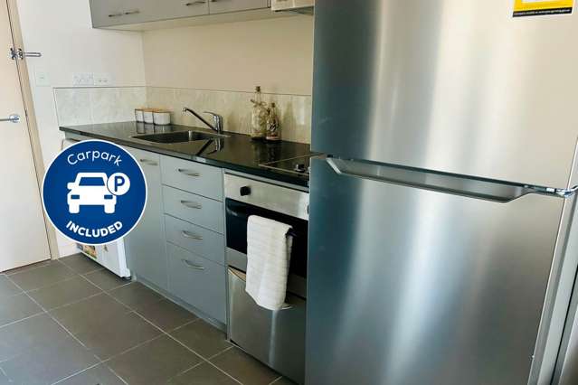 Furnished One bedroom with Car Park at 135 Hobson