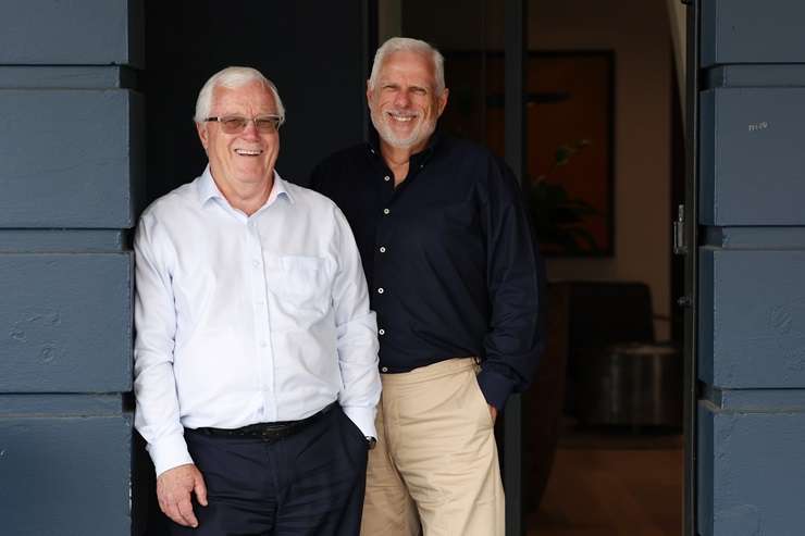 Paul, left, and Jono Sissons: 