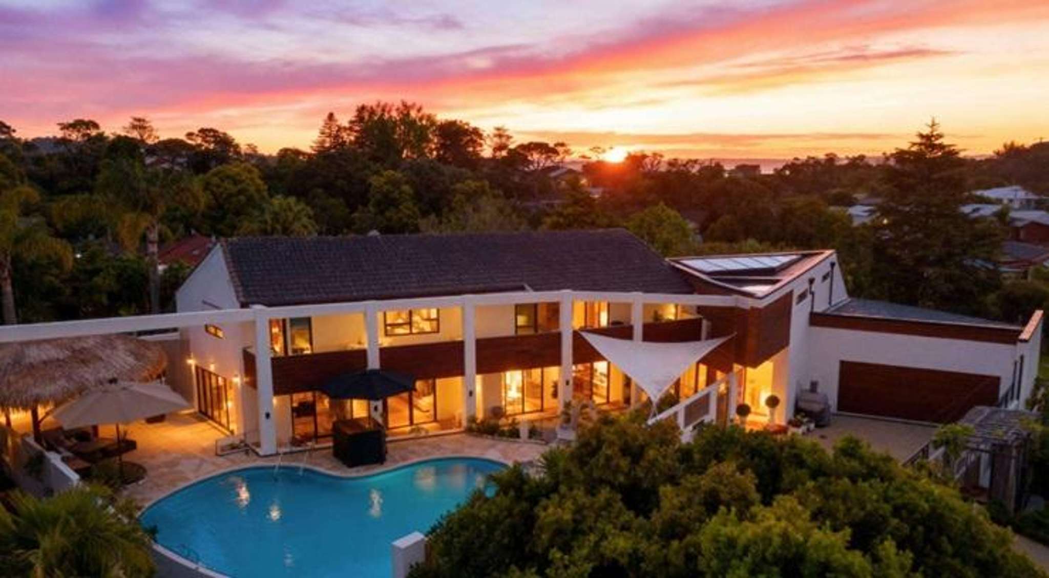 ‘Living in a Fiji resort’: The Chatswood home with bures, pool and a laid-back attitude