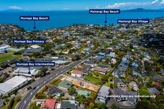 1,655sqm- Sea views- Walk to schools and beach!