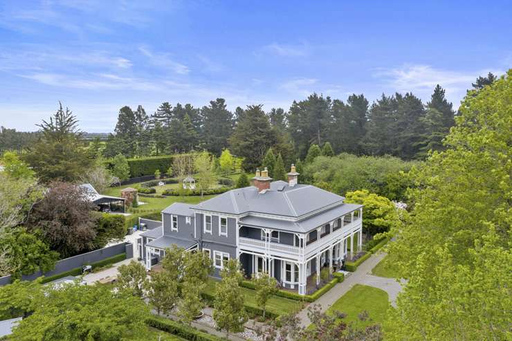 This two-bedroom bach for sale at 412 Engelbrechts Road, in Waimate, Canterbury was originally the Mt Michael Station Wool Shed. Photo / Supplied