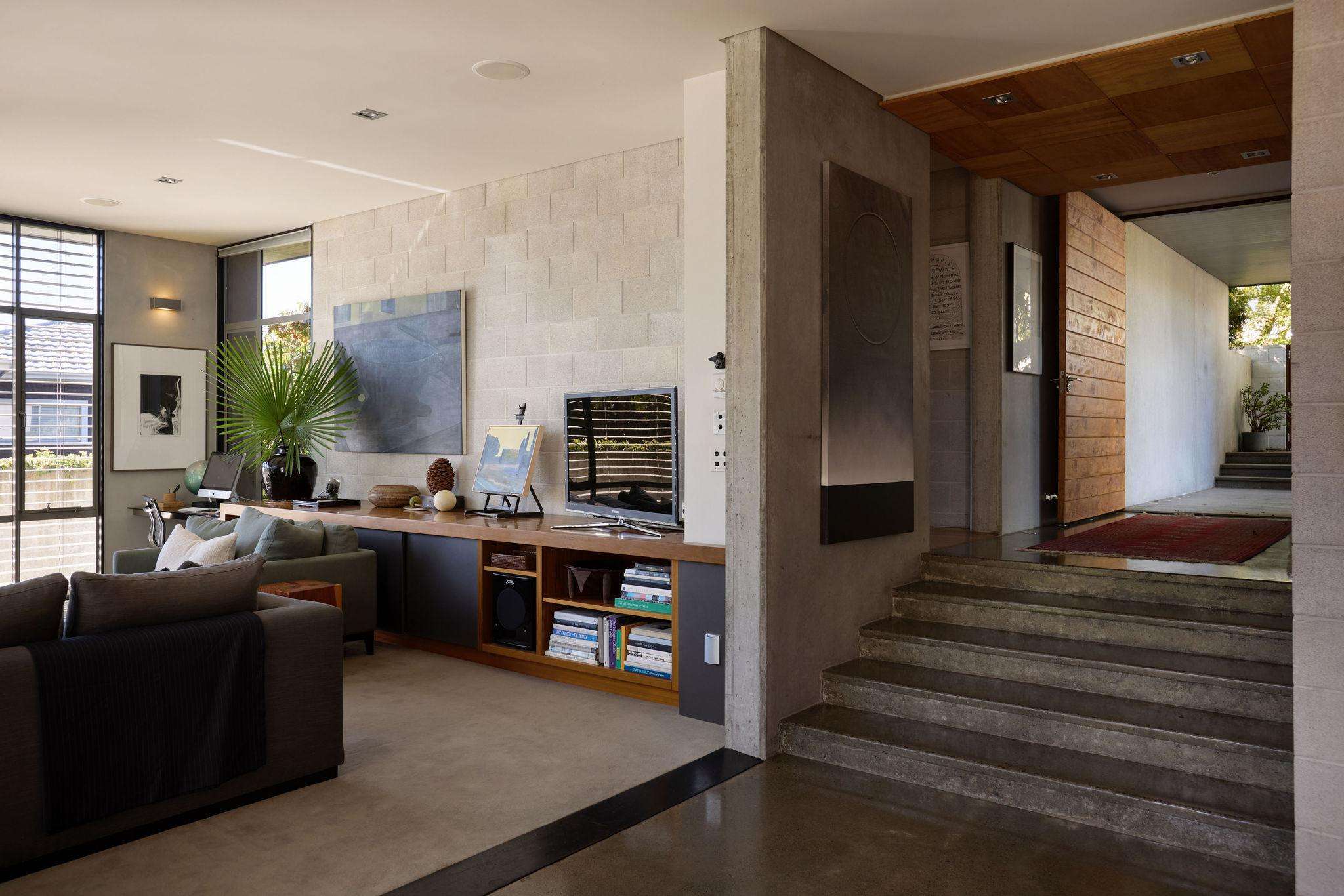 38a Muritai Crescent, in Havelock North, was designed by architect Nick Bevin for his sister. Photo / Supplied