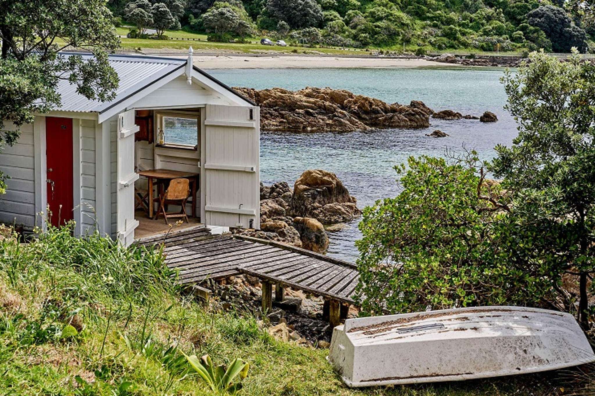 ‘One final soiree’: Local family shells out $196,000 for cartoonist’s Wellington boatshed