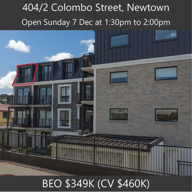 Priced to Move: Top Floor End Apartment, Near-New