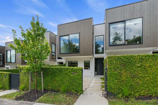 In an avenue of fine homes