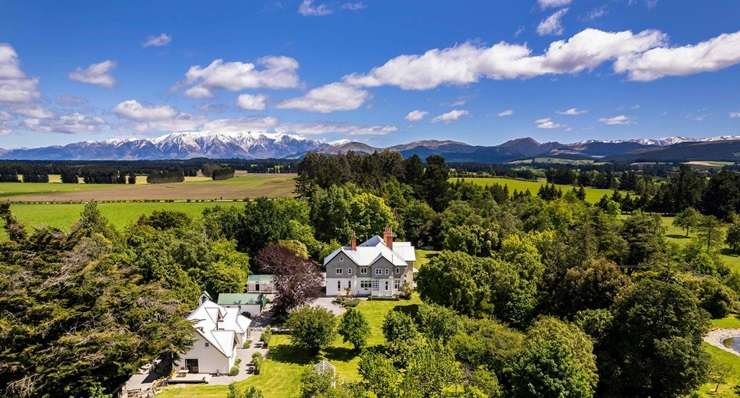 The historic Gunyah Country Estate, in Selwyn, Canterbury, is up for grabs. Photo / Supplied