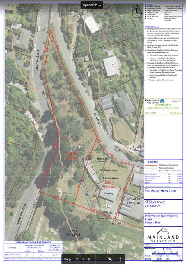 Proposed lot 10,  25 Days Road Lyttelton_1