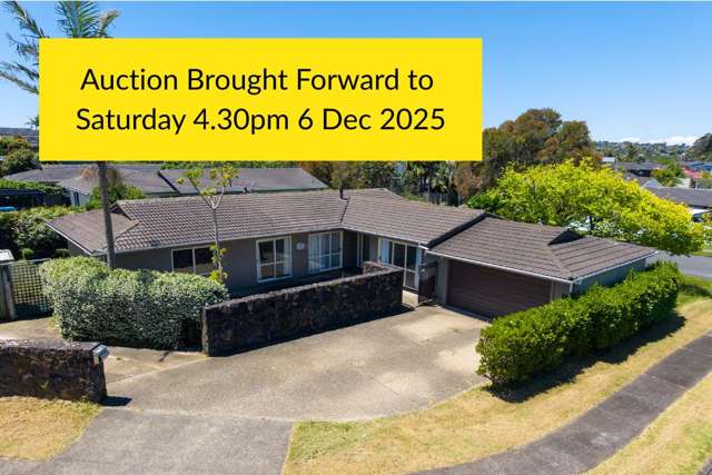 AUCTION BROUGHT FORWARD TO 6TH DEC