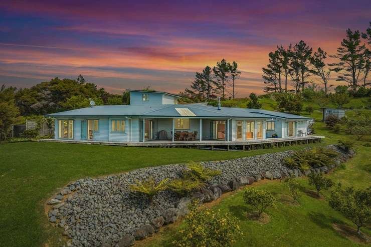 283 Govan Wilson Road, in Matakana, is for sale by negotiation. The 108ha estate comes with plans for a luxury eco-retreat. Photo / Artist’s Impression
