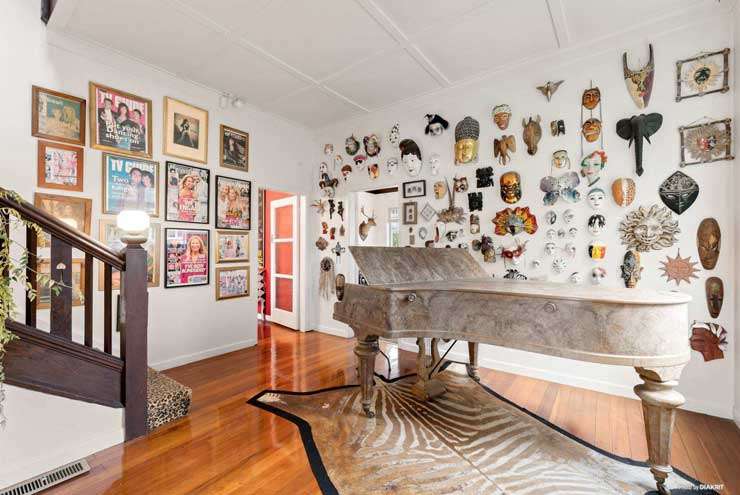 Candy Lane's colourful tastes were on show in her Auckland home. Photo / Supplied