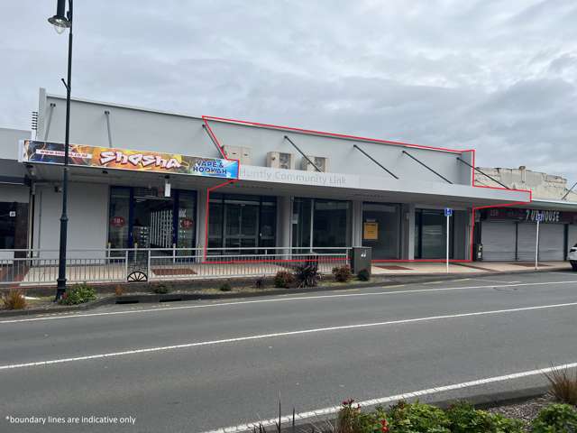 Prime position on Main Street -For Lease