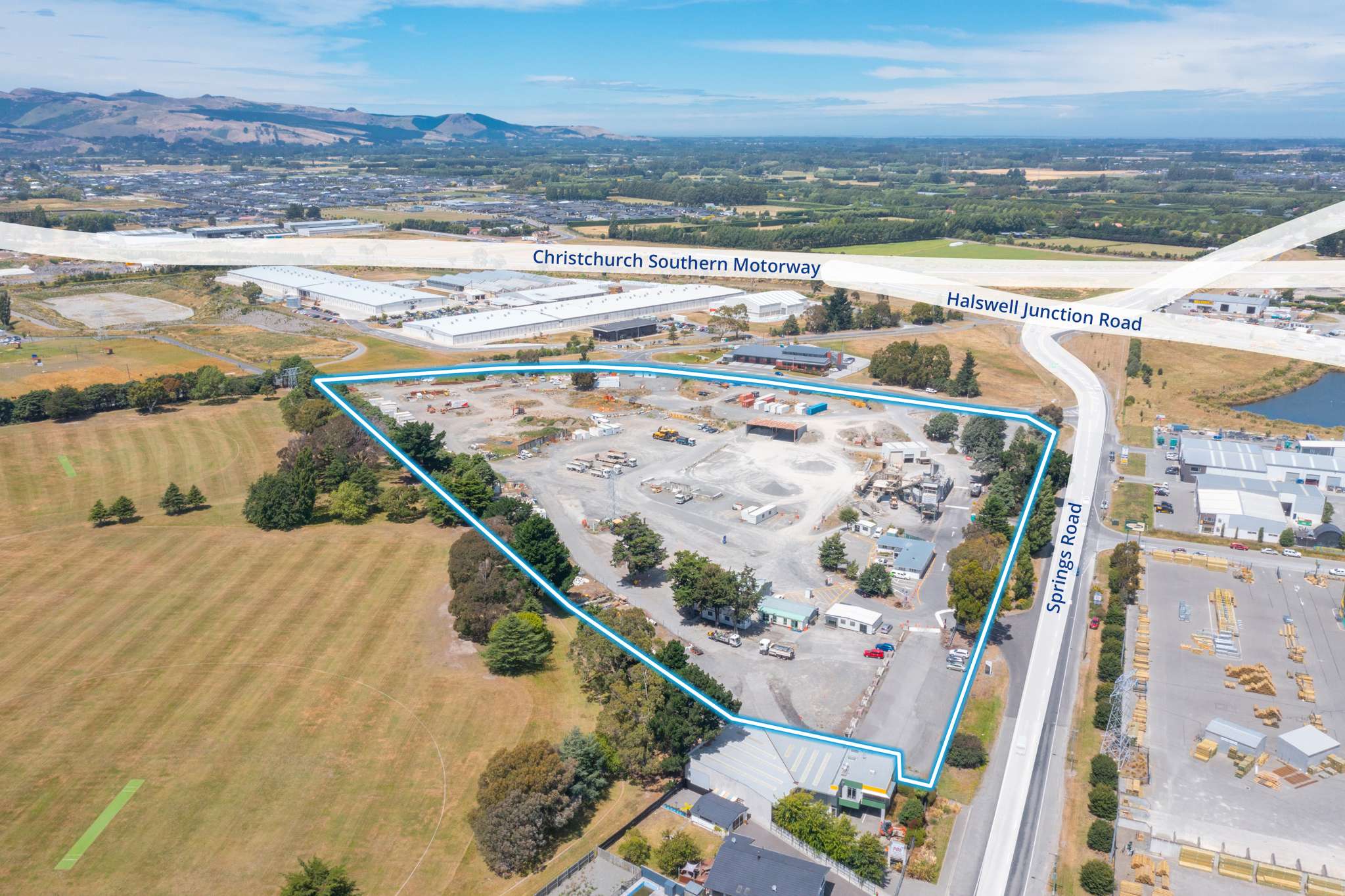 Prime industrial Christchurch land with development options