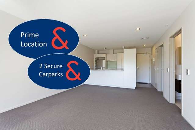 Unfurnished 2 bed 2 bath w/ 2 carparks in Grey...