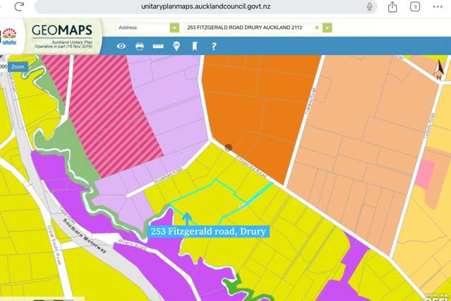 5.37 hectare of Future Urban in Central Drury