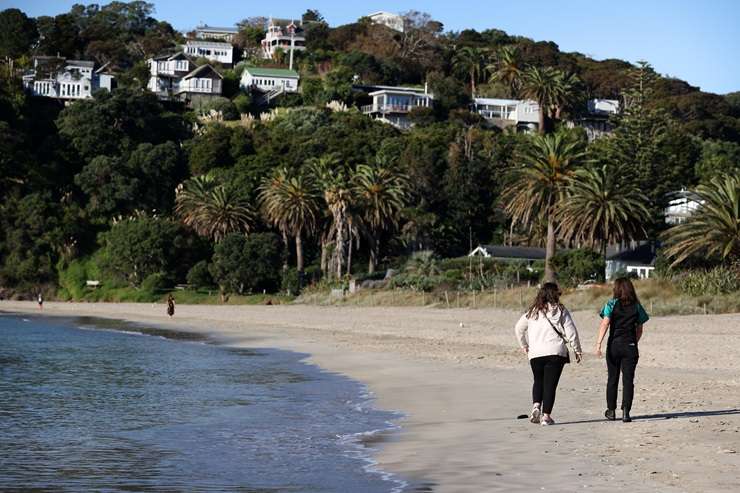 Oneroa Beach is one of the most popular stretches of white sand on Waiheke Island. It also home to some of the island's most expensive properties. Photo / Getty Images