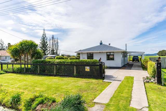 Charming three-bedroom home with rural views