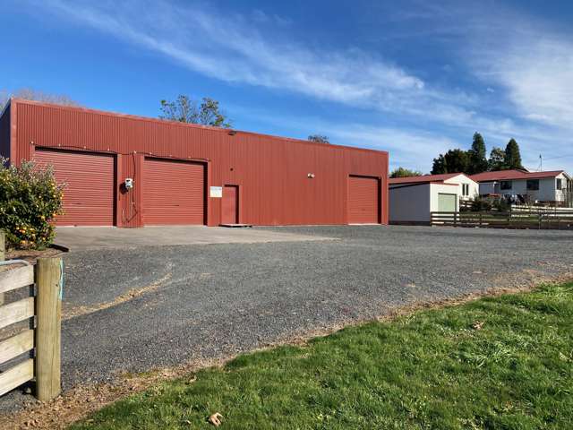 Workshop, yard for lease and home